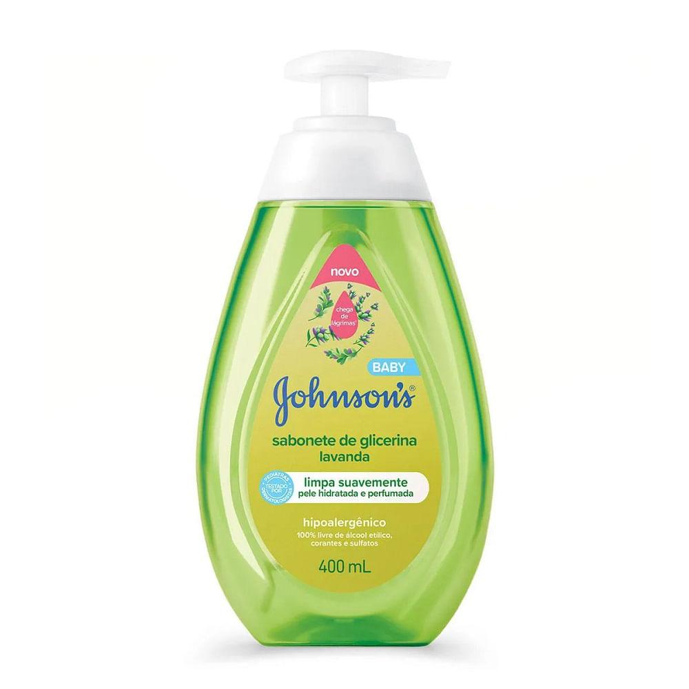 Sabonete Líquido Johnsons Baby Glicerina Lavanda 400ml - 1