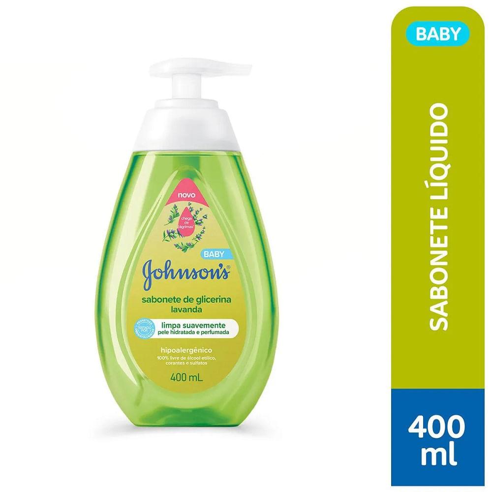 Sabonete Líquido Johnsons Baby Glicerina Lavanda 400ml - 2