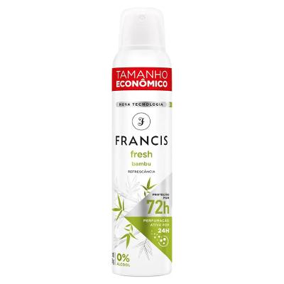 Desodorante Aerosol Antitranspirante Francis Fresh Bambu 200ml