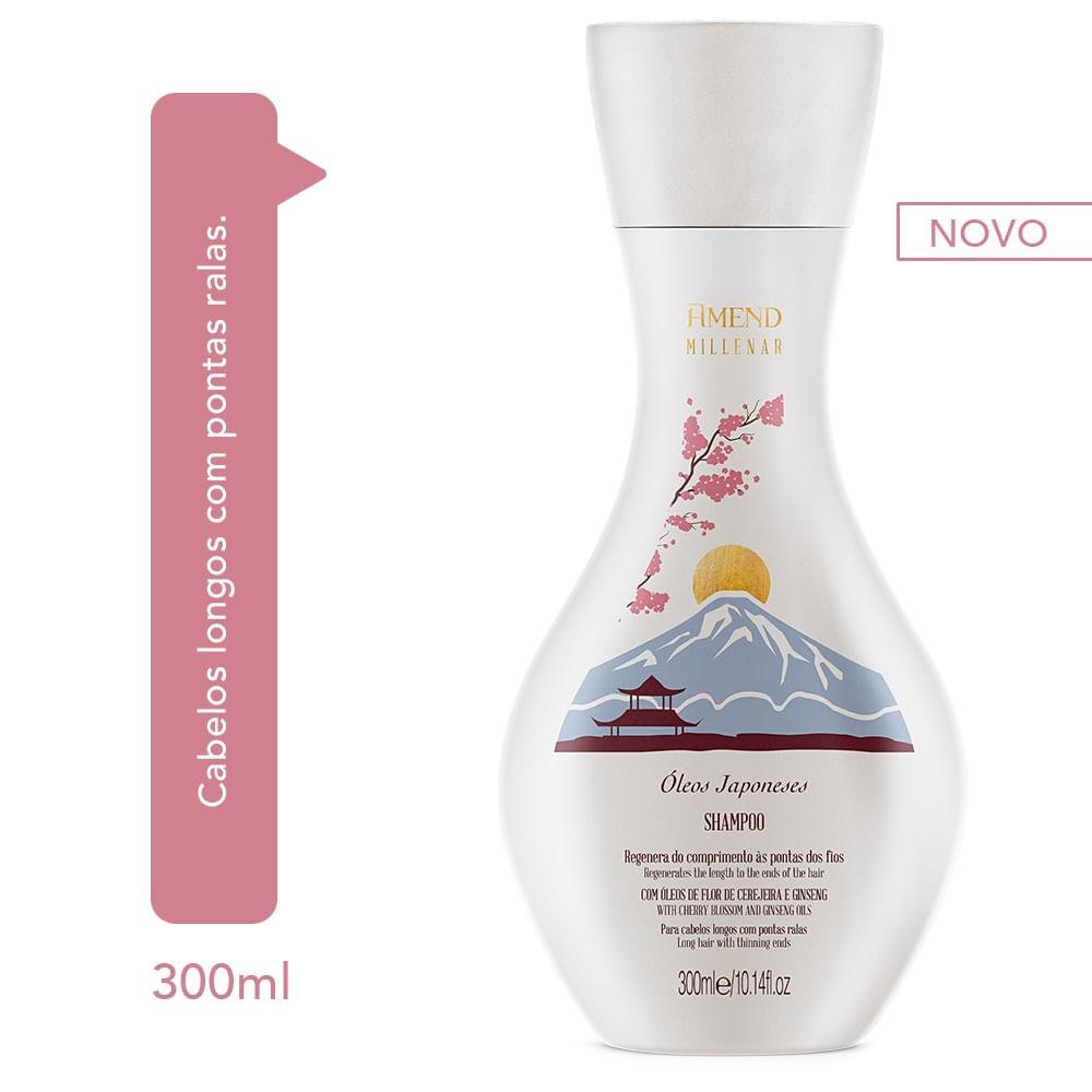 Shampoo Amend Millenar Óleos Japoneses 300ml - 2