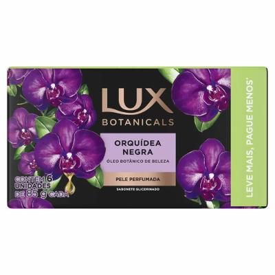 Sabonete em Barra Lux Orquídea Negra 6 unidades com 85g Cada