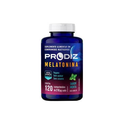 Prodiz Melatonina Comprimido Mastigável Sabor Menta 120 Unidades