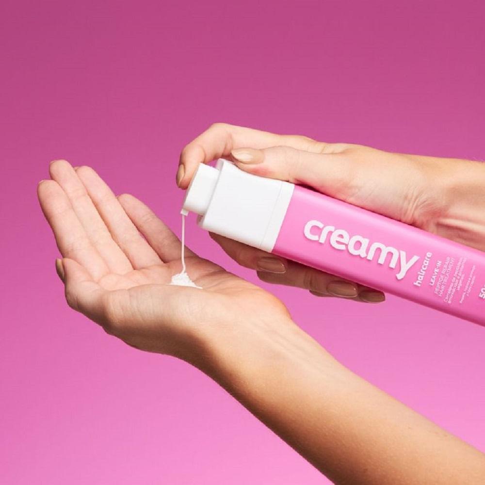 Leave-in Capilar Creamy Haircare Peptide Rapair Hair Treatment 50g - 4