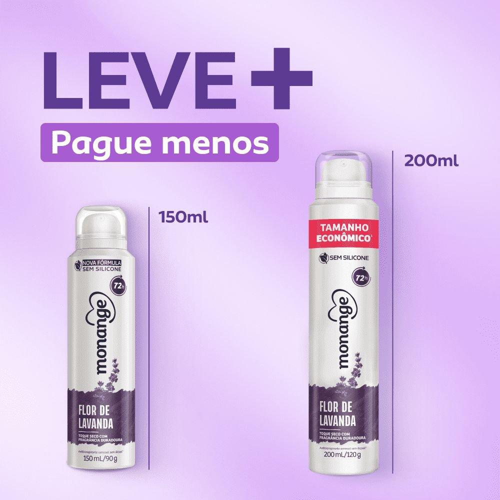Desodorante Monange Flor de Lavanda Aerossol Antitranspirante Feminino 200ml - 4