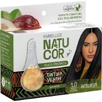 Tinta de Cabelo Natucor Óleos Amazônicos Preto Natural 1.0 - 1