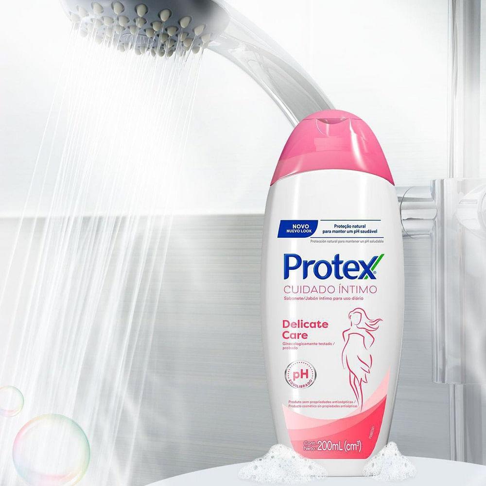 Kit Sabonete Líquido Íntimo Protex Delicate Care 2 Unidades 200ml Cada - 4