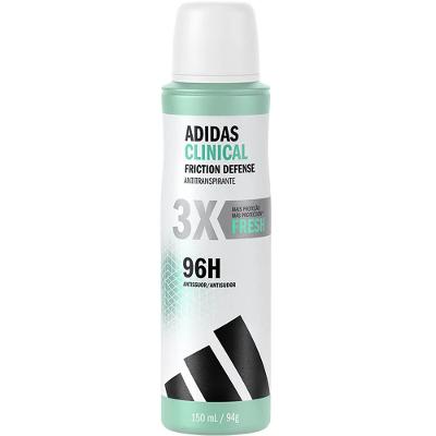 Desodorante Antitranspirante Aerossol Adidas Clinical Friction Defense Fresh Feminino 150ml