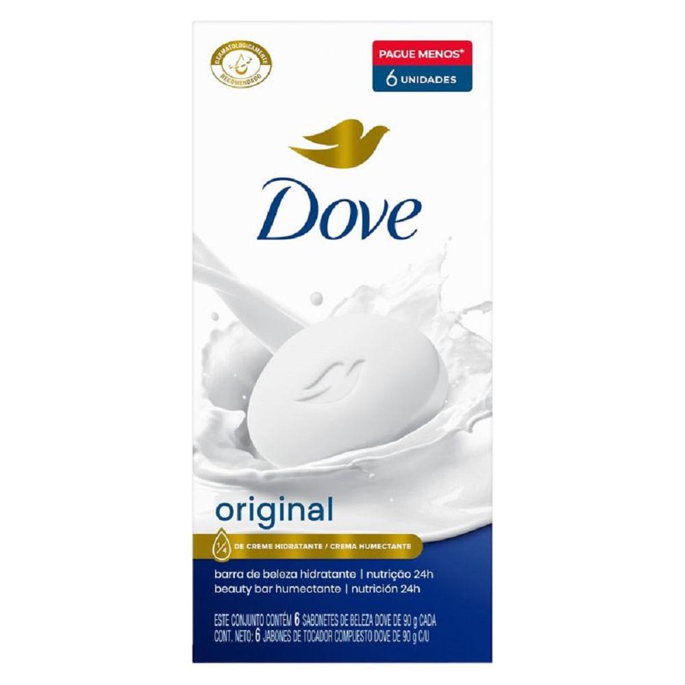 Sabonete Em Barra Dove Original 6 Unidades de 90g - 1