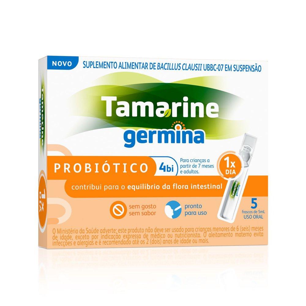 Tamarine Germina Probiótico 4bi Sem Sabor 5 Frascos 5ml - 1