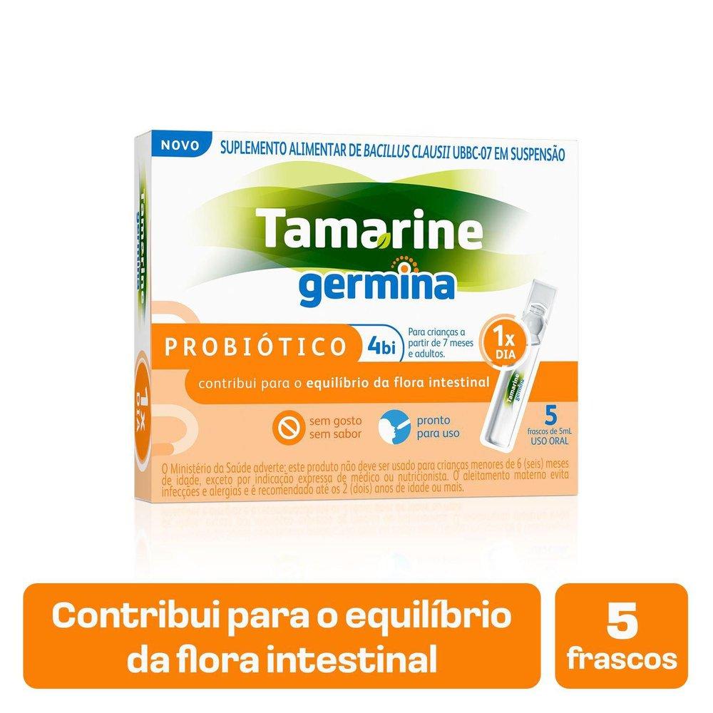 Tamarine Germina Probiótico 4bi Sem Sabor 5 Frascos 5ml - 2