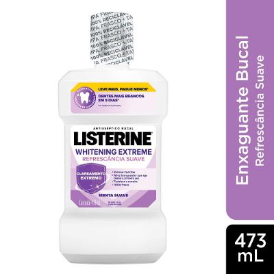 Enxaguante Bucal Listerine 473ml Whitening Extreme Menta