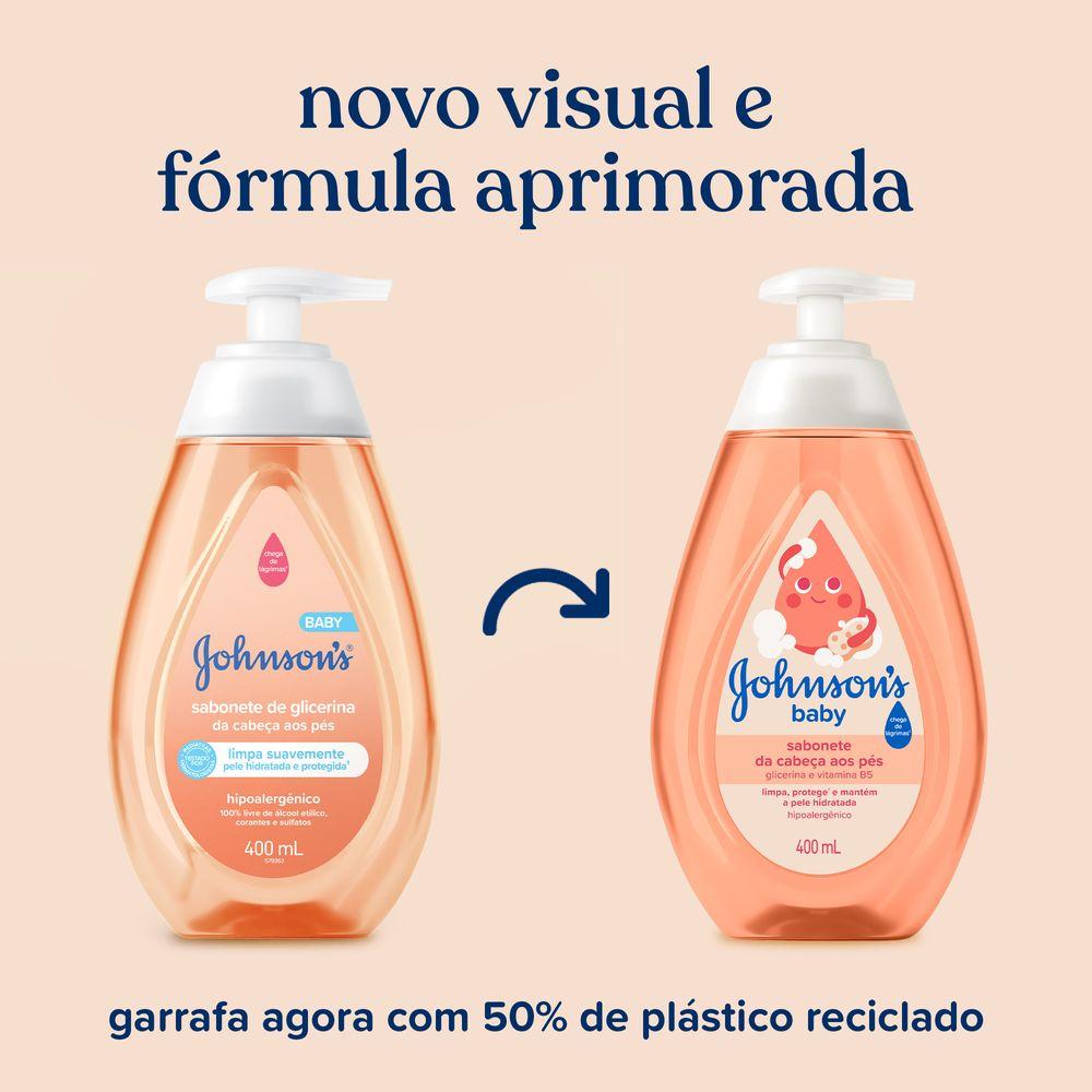 Sabonete Líquido Johnson's Baby Glicerina 400ml - 4