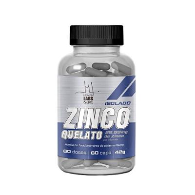 Vitamina Zinco Quelato Health Labs 60 Cápsulas