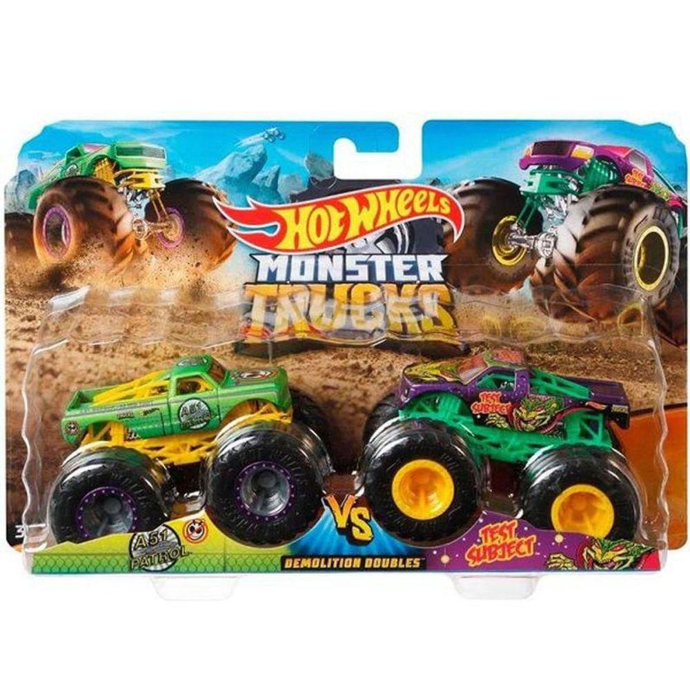 Carrinho Hot Wheels Monster Trucks Mattel Sortido 2 Unidades - 1