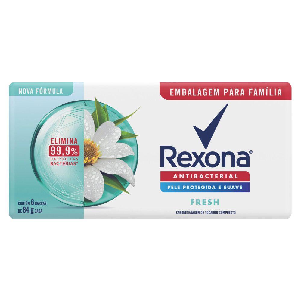 Sabonete Rexona Antibacterial Fresh 6 Unidades - 1