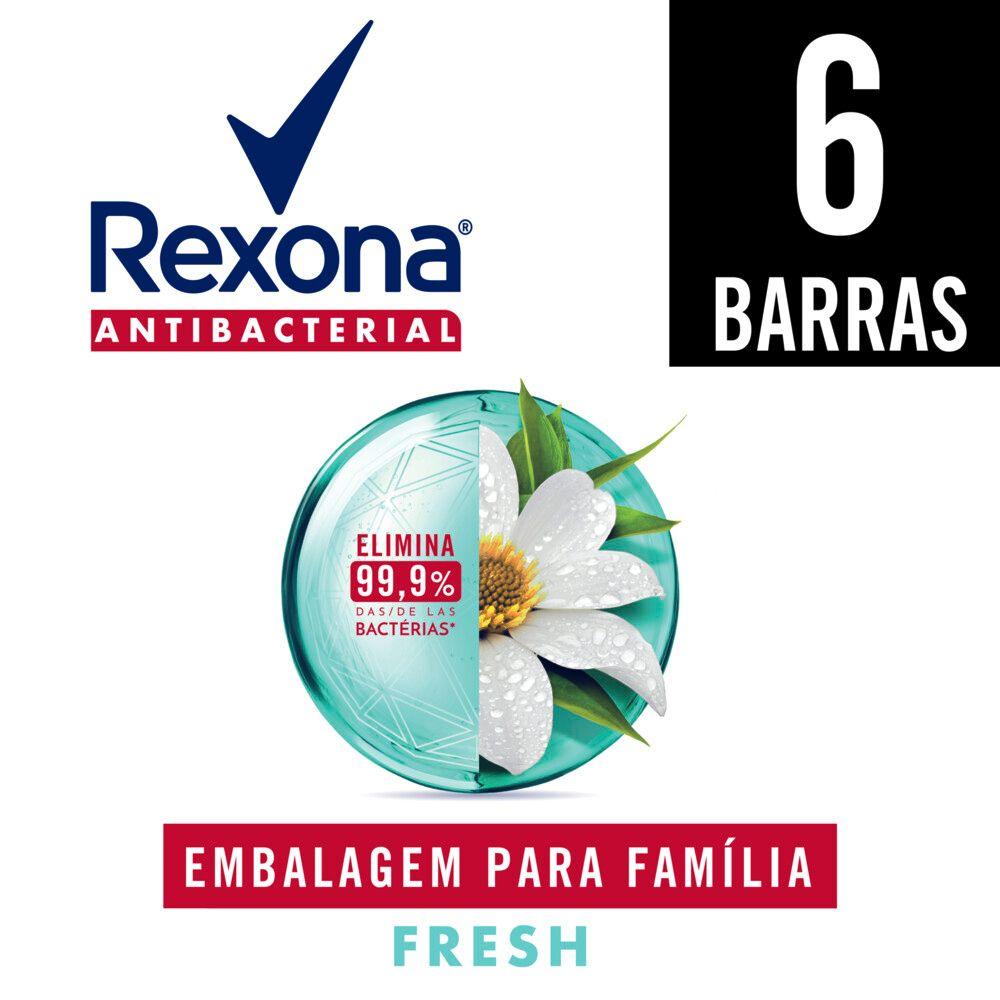 Sabonete Rexona Antibacterial Fresh 6 Unidades - 2
