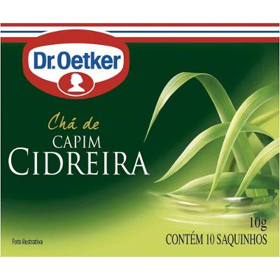 Chá Dr.Oetker Capim Cidreira 10g 10 Unidades