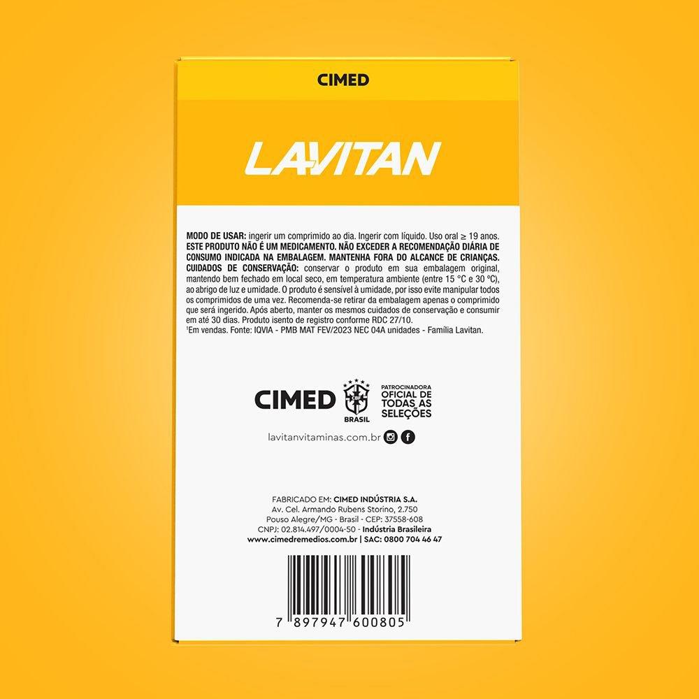 Suplemento Alimentar Lavitan Zinco 29,59mg com 30 Comprimidos - 2