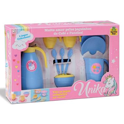 Kit Hora do Café Unicórnio Samba Toys
