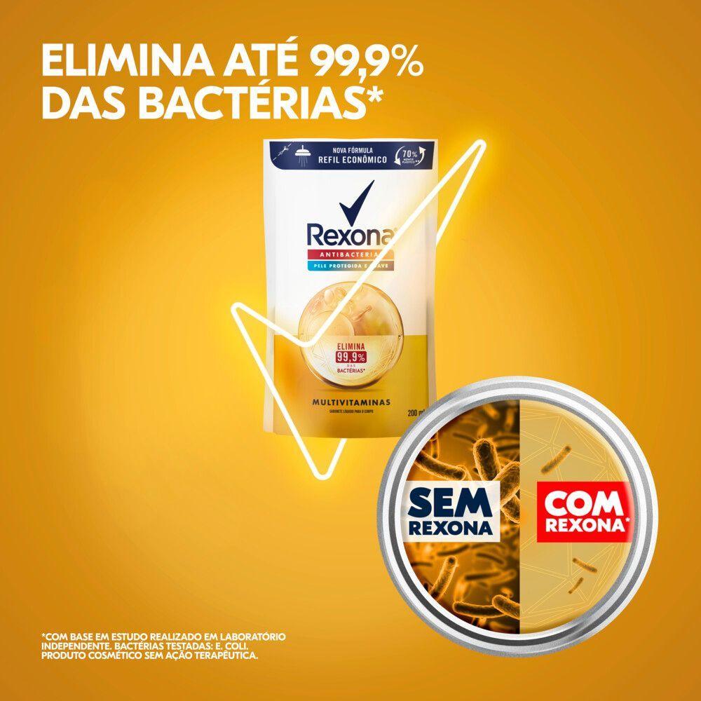 Sabonete Líquido Rexona Antibacterial Multivitaminas Refil 200ml - 5