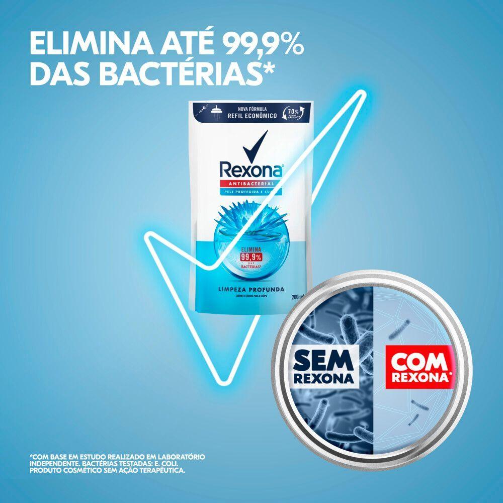 Sabonete Líquido Rexona Antibacterial Limpeza Profunda Refil 250ml - 5