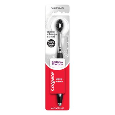 Escova Dental Colgate Gengiva Therapy Carvão-Suave e Macia