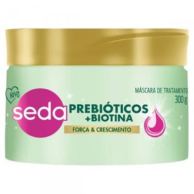 Máscara Capiltar Seda Força e Crescimento Prebióticos + Biotina 300g