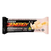 Barra de Proteína Cooper Energy Sabor Chocolate Branco Com 45g - 1