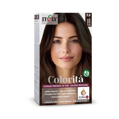 Tinta de Cabelo Coloritá Itely Castanho Claro 5.0