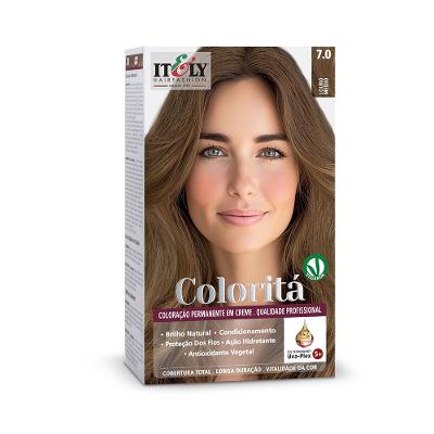 Tinta de Cabelo Coloritá Itely Louro Médio 7.0