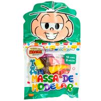 Massa de Modelar Turma da Mônica 12 Cores e 2 Moldes 120g - 1