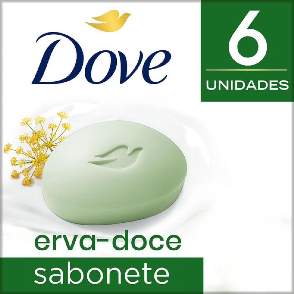 Sabonete Dove Erva Doce e Camomila 6 Unidades 90g - 3
