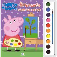 Livrio Infantil Peppa Pig Brincando Com As Cores - 1