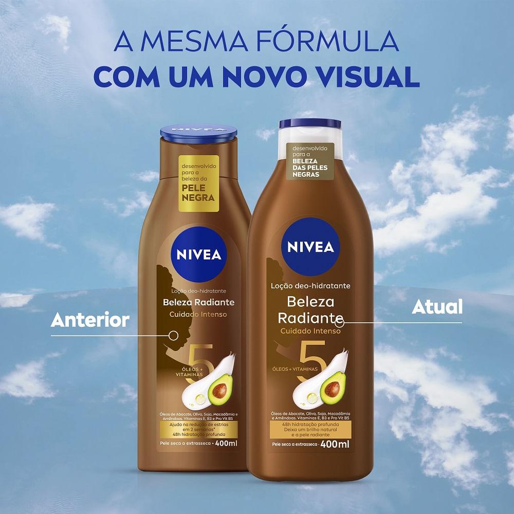 Loção Deo Hidratante Nivea Beleza Radiante Cuidado Intenso 400ml - 5