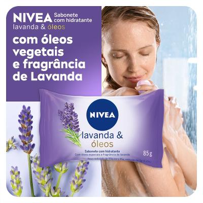 NIVEA Sabonete em Barra Lavanda & Óleos 85g