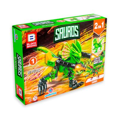 Blocos de Montar Polibrinq Sauros Sortido