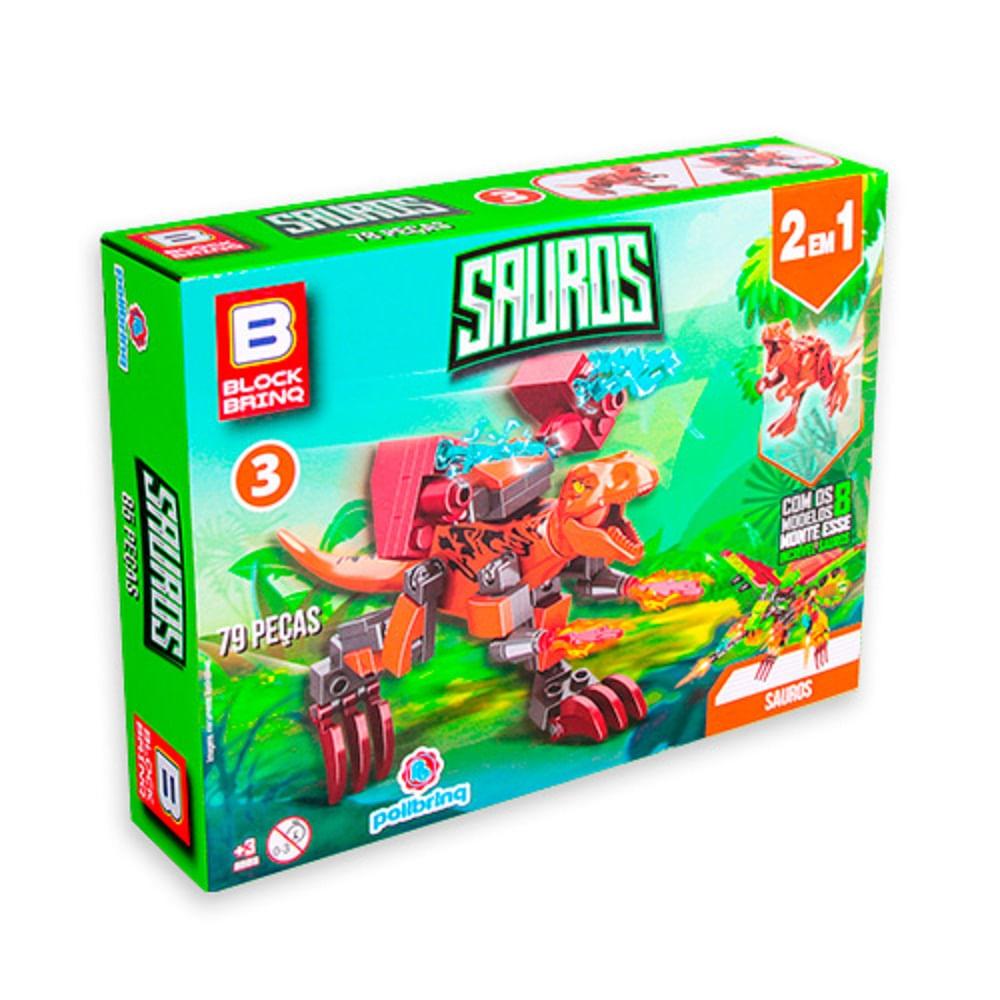 Blocos de Montar Polibrinq Sauros Sortido - 2