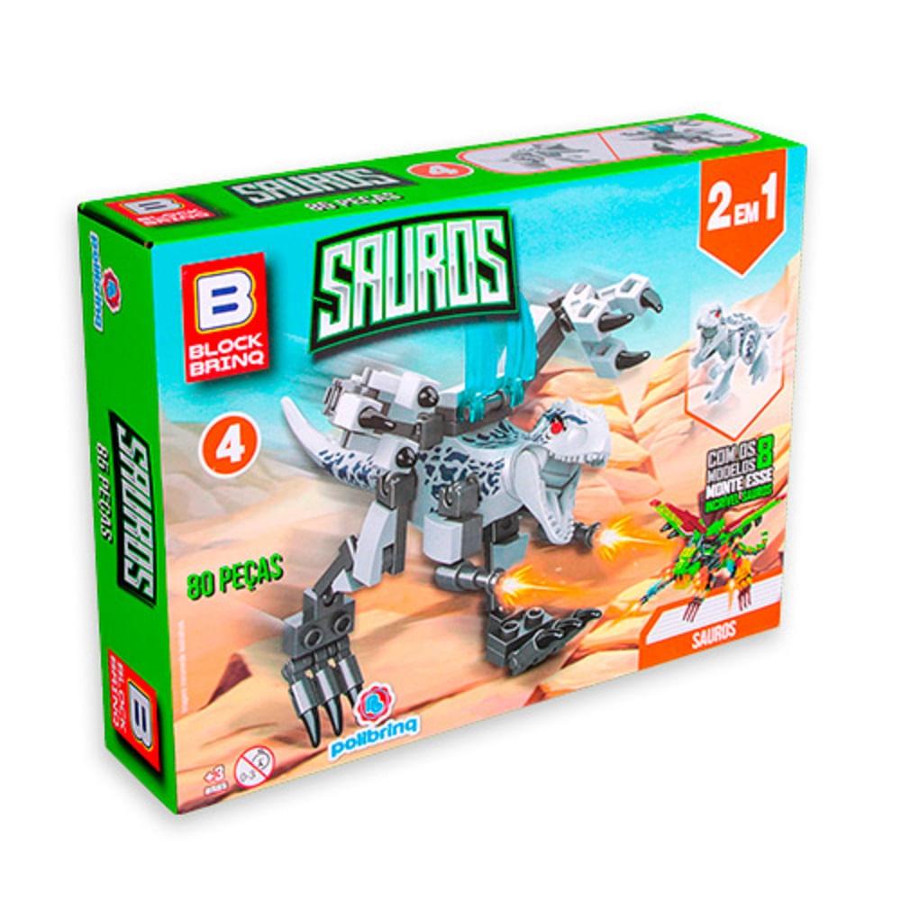 Blocos de Montar Polibrinq Sauros Sortido - 3