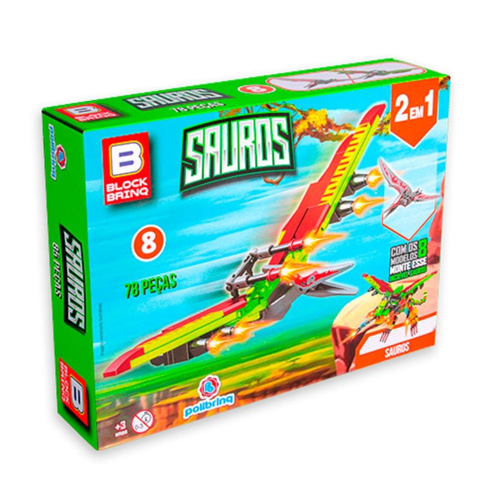 Blocos de Montar Polibrinq Sauros Sortido - 7
