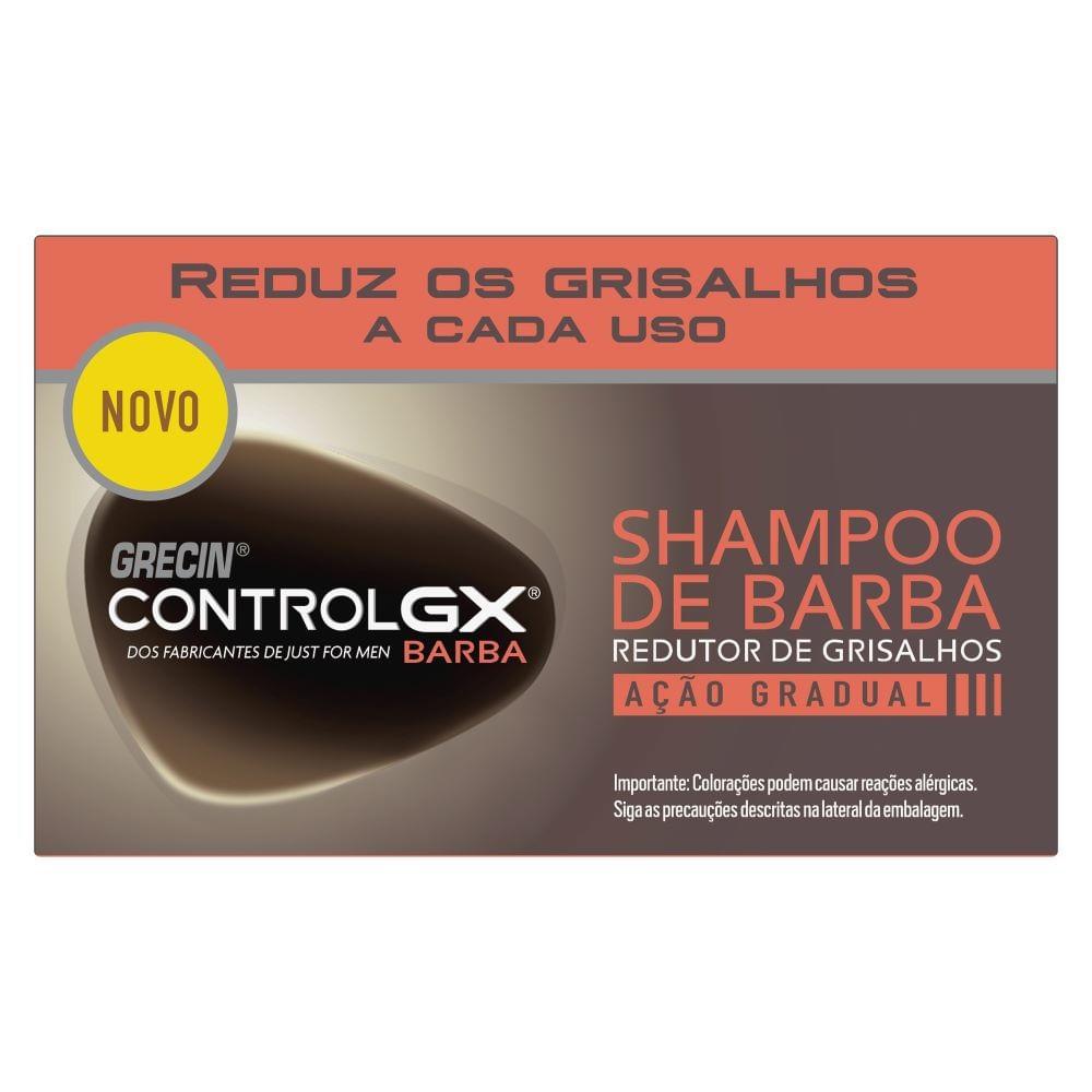 Shampoo Barba Grecin Control GX Redutor de Grisalhos 118ml - 6