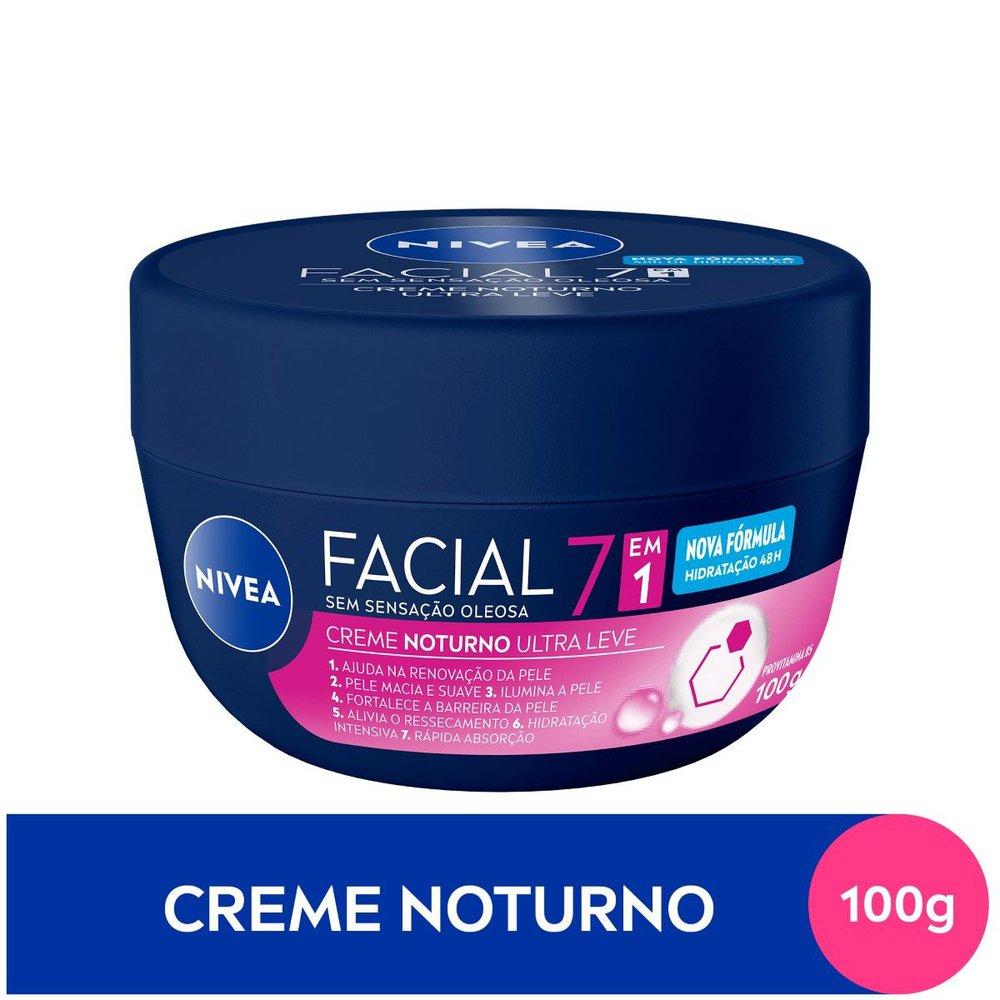 Creme Facial Nivea 7 em 1 Noturno 100g - 9