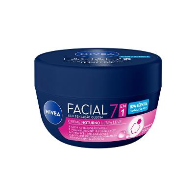 Creme Facial Nivea 7 em 1 Noturno 100g