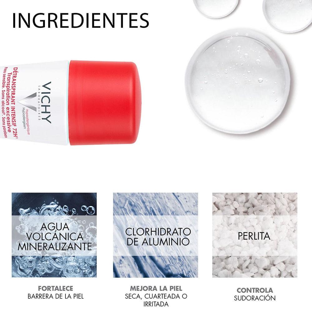 Desodorante Antitranspirante Roll-On Vichy Stress Resist 72h 50ml - 2