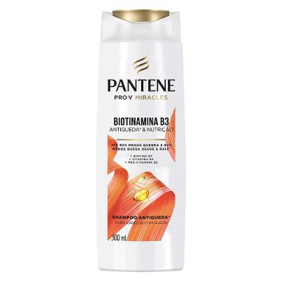 Shampoo Pantene Biotinamina B3 Antiqueda e Nutrição 300ml