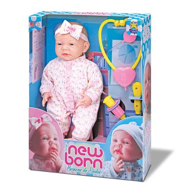 Boneca New Born Brincar de Dodói Divertoys