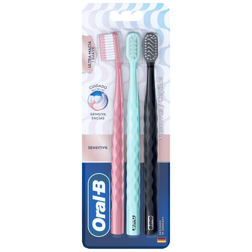 Escova Dental Oral-b Sensitive Ultra Macia 3 Unidades - 2