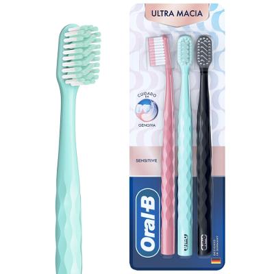 Escova Dental Oral-b Sensitive Ultra Macia 3 Unidades