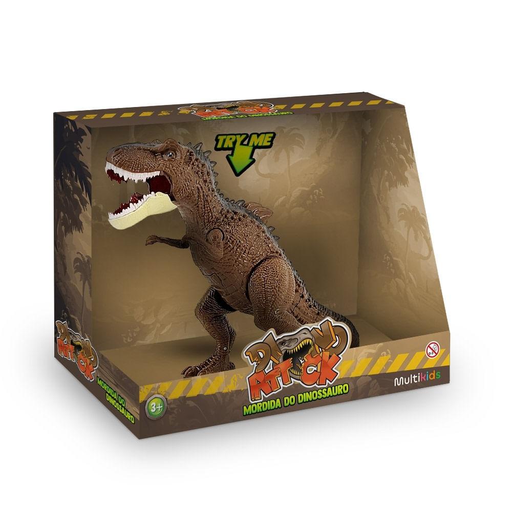 Dino Attack Mordida do Dinossauro Com Som Multikids - 1