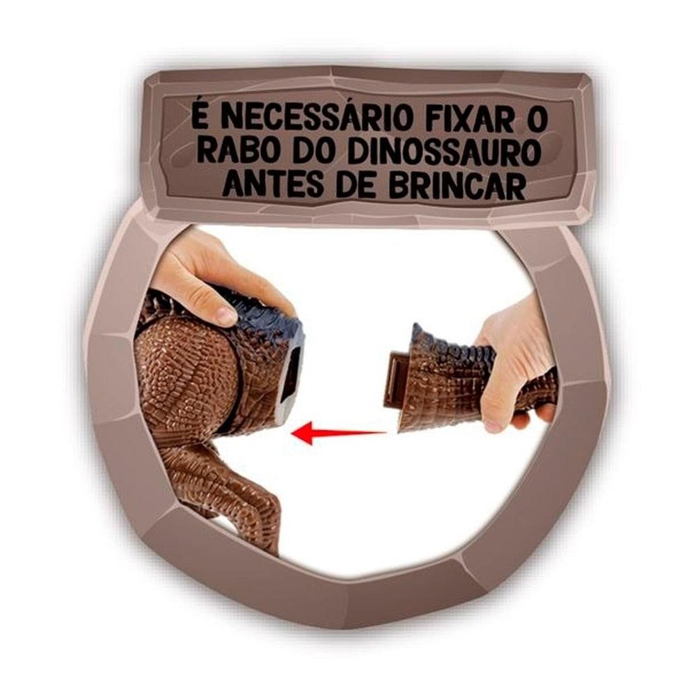 Dino Attack Mordida do Dinossauro Com Som Multikids - 7