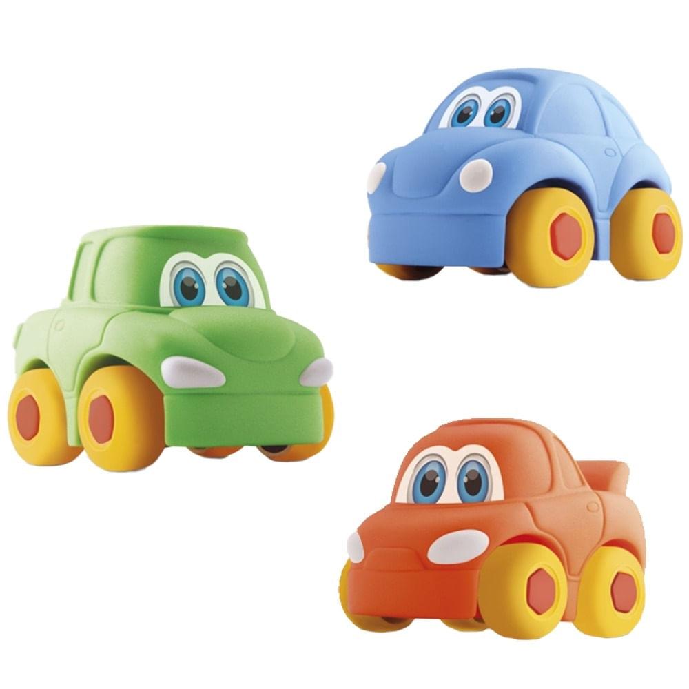 Brinquedo Carros Baby Start Soft 3 Unidades - 2